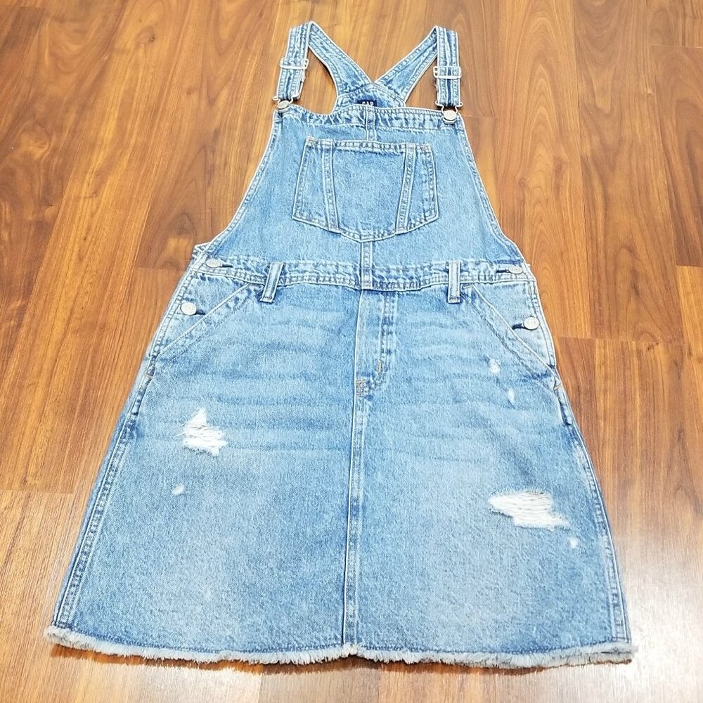 Girls' Gap Denim Skirtall, Size XXL (14/16), EUC - Picture 4 of 13